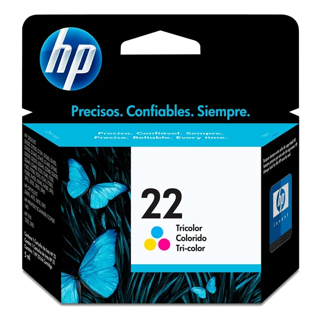 Cartucho De Tinta Hp 22 Tricolor C9352al Original