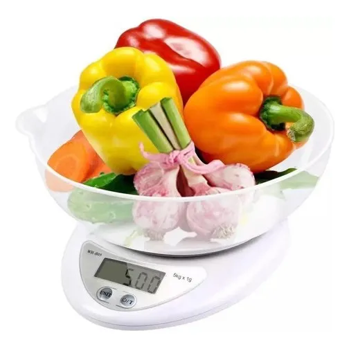 Balanza Alimentos Cocina Digital Hasta 5 Kg Alta Precisión