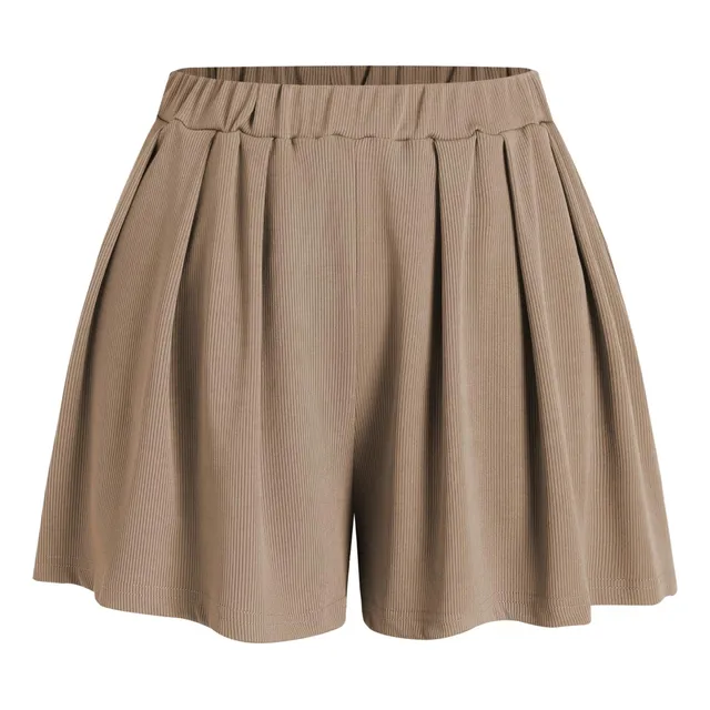 Cider Pantalon Corto Pierna Ancha Cintura Elastica Solida