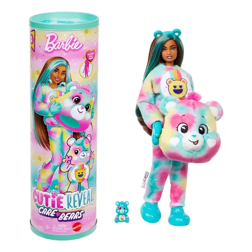 Barbie Cutie Reveal Care Bears - Good Vibes Bear Jfv62 Verde