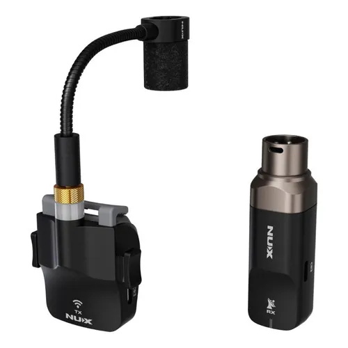 Microfono Inalambrico Nux B6 Para Saxofon Con Estuche Color Negro