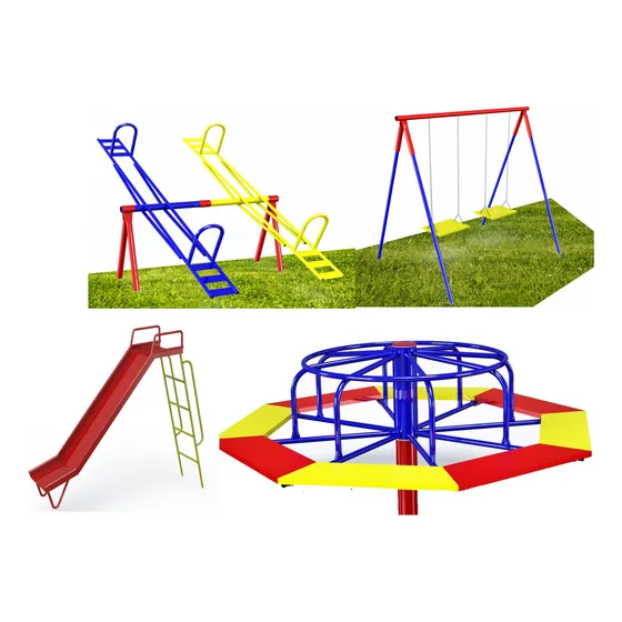 Brinquedos Para Parque Balanço De Ferro Com Cadeirinhas