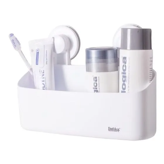 Organizador De Baño Con Ventosa Sopapa Bathlux Btx