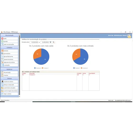 Sistema Controle De Estoque - Código Fonte Access Vba Aberto