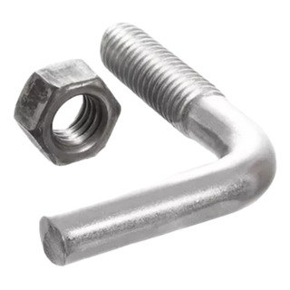 Parafuso Andaime Galvanizados Em L 3/8 - 50 Unidades Parafuso Andaime Galvanizados Em L 3/8 - 50 Unidades