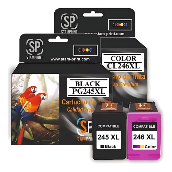 Cartucho De Tinta Canon 245xl Y 246xl Negro Y Color Ip2820 