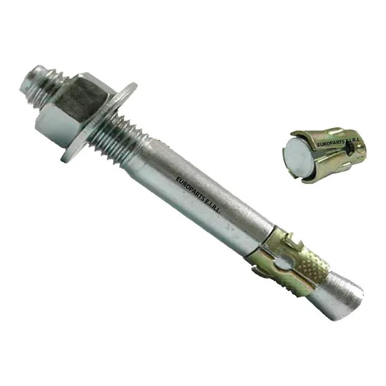 Perno Anclaje Con Cuña De 3/8 X 3 Cincado - Pack De 25 Un