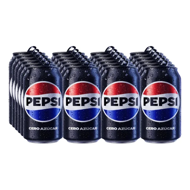 Gaseosa Pepsi black lata 354cc