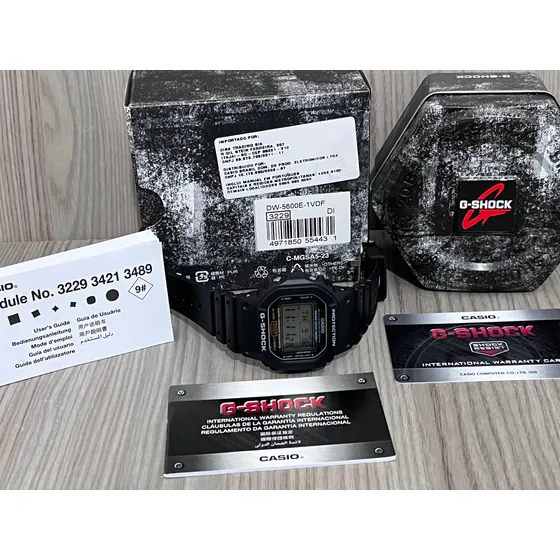 Casio G-shock Dw-5600e-1vdf Quartzo 3229