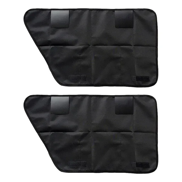 2pcs Protector De Puerta De Coche Para Asiento Trasero