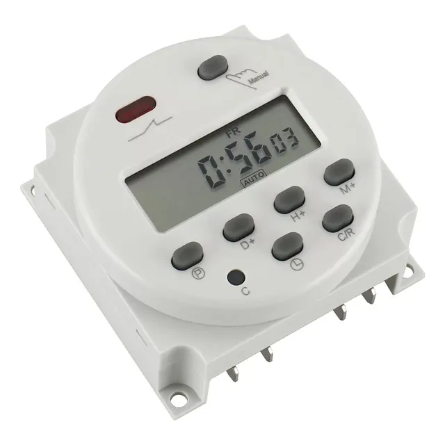 Temporizador Programable Digital 110v Salida Tipo Rele Timer