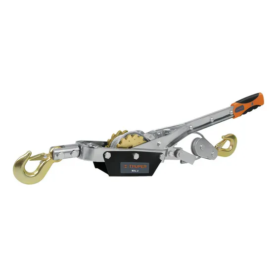 Malacate Winch Manual 2 Toneladas Ganchos Forjados