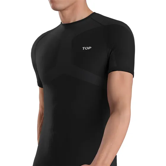 Camiseta Manga Corta Primera Capa Deportiva Microfibra Top