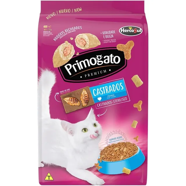 Primogato Castrado 10.1 Kg Con Nuggets Rellenas Y