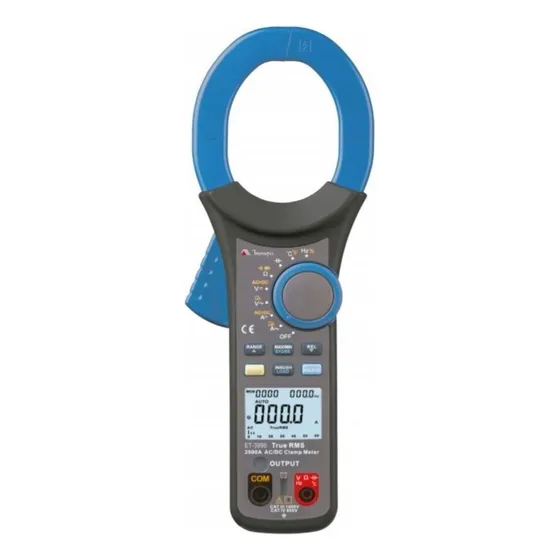 Pinza amperimétrica digital Minipa ET-3990 2500A