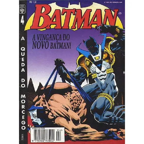 Livro Hq Batman -4 A Queda Do Morcego - Dc [1995]