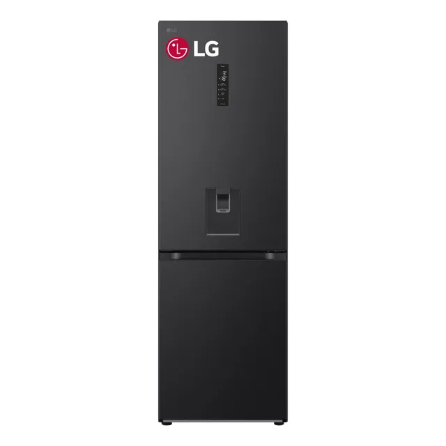 Refrigeradora LG Door Cooling+ 339lt Gb37spv Negro Acero