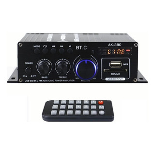 Amplificador Áudio Bluetooth Receiver 400w Fm Usb Karaokê Amplificador Áudio Bluetooth Receiver 400w Fm Usb Karaokê