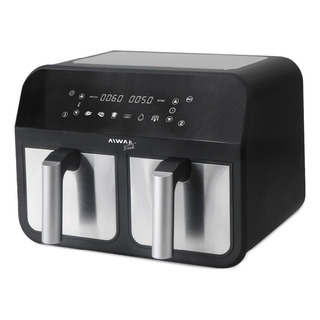 Freidora De Aire Digital Aiwa Doble Canasto 4 + 4 Litros 2600w 200°c Panel Táctil 6 Programas Temporizador Freidora De Aire Digital Aiwa Doble Canasto 4 + 4 Litros 2600w 200°c Panel Táctil 6 Programas Temporizador