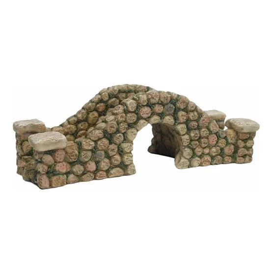 Accesorio Para Decoracion Casa Muñeca Diseño Puente Piedra