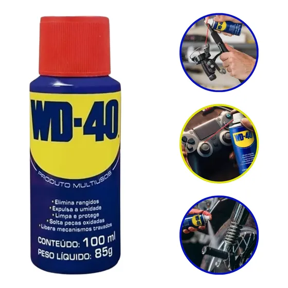 Lubrificante-desengripante 100ml Multiuso Wd-40