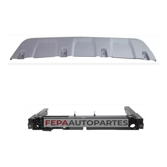 Mascara Spoiler Paragolpes Trasero Fiat Uno Novo 2010 / 2017