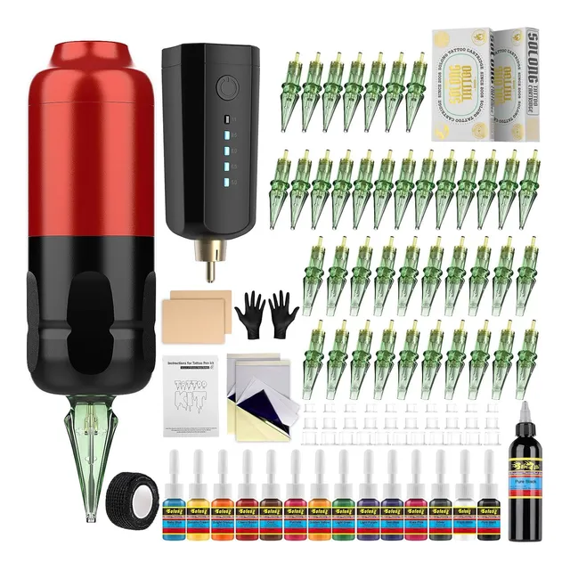 Tattoo Gun,solong Kit Completo De Ametralladora 7mb9d