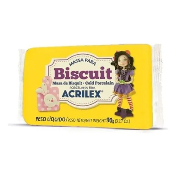 Porcelanicron Biscuit 90gr Amarillo Medio 07490-0505