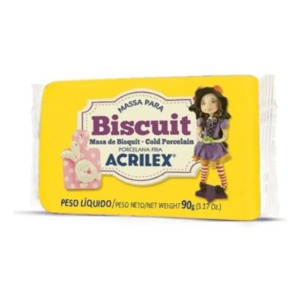 Porcelanicron Biscuit 90gr Amarillo Medio 07490-0505