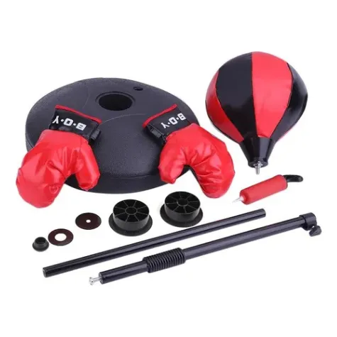 Set De Boxeo Para Niños Pera De Boxeo Saco Y Guantes 110cm