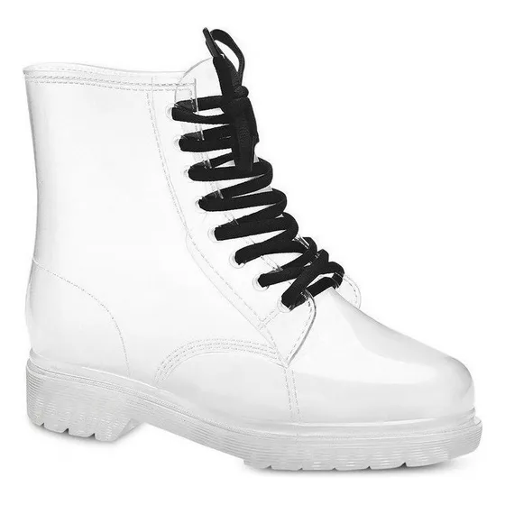Botas De Chuva Transparentes Da Moda Feminina