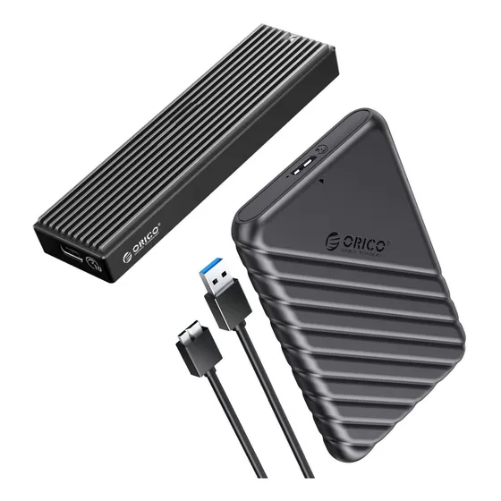 Orico Carcasa Para Disco Duro Sata Ssd 2.5 M.2 Nvme Usb
