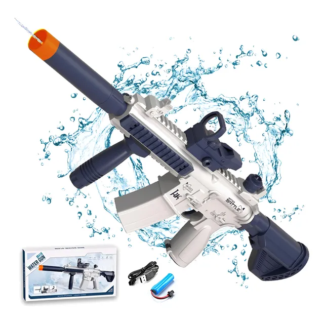 Pistola De Agua Rifle Blaster 180cc M416 7 Metros De Alcance