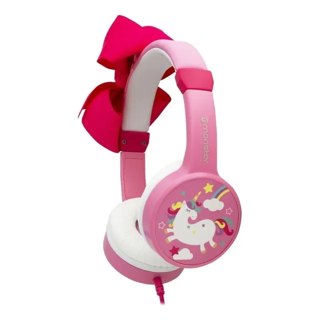 Audífono Para Niña Monster Con Lazo Diseño Unicornio Ck02p