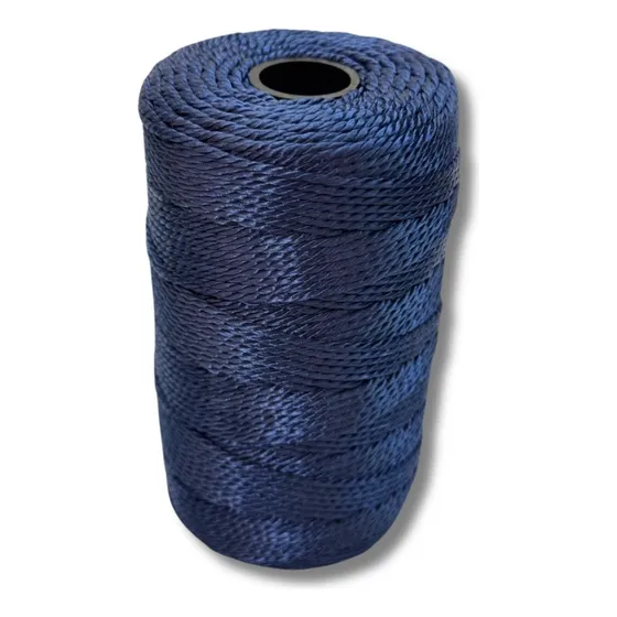 Fio Torcido Nylon Pa 210/48 Azul - 5 Bobinas De 200g