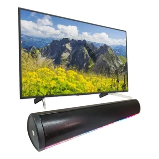 Caixa De Som Soundbar Bluetooth 50w Com Led Rgb RecarregĂĄvel Caixa De Som Soundbar Bluetooth 50w Com Led Rgb RecarregĂĄvel