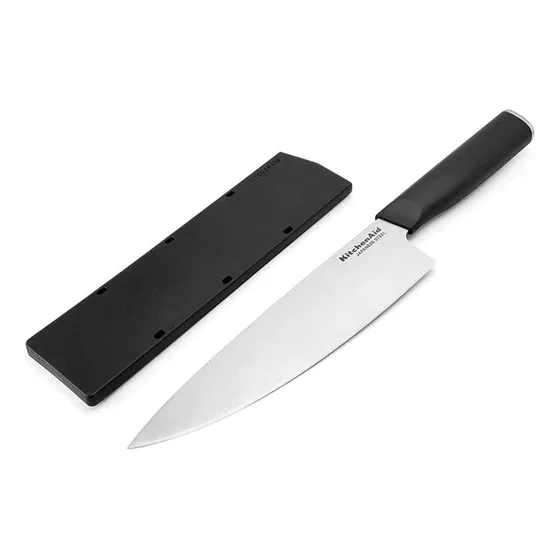 Cuchillo De Chef Prof. 8  Acero Inox. Kitchenaid - Negro