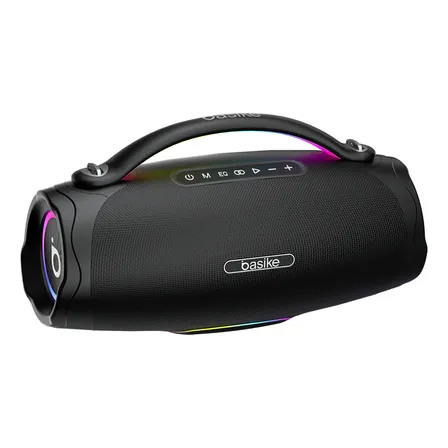 Caixa De Som Bluetooth Portátil 100w Ipx6 Tws Rgb 10000mah Preto 127/220v