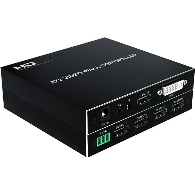 Controlador Distribuidor 4 Pantallas Tv Hdmi Video Wall 2x2