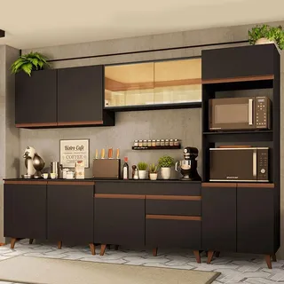 Cozinha Completa Madesa Reims 310001 Com ArmĂĄrio E BalcĂŁo Cor Preto Cozinha Completa Madesa Reims 310001 Com ArmĂĄrio E BalcĂŁo Cor Preto