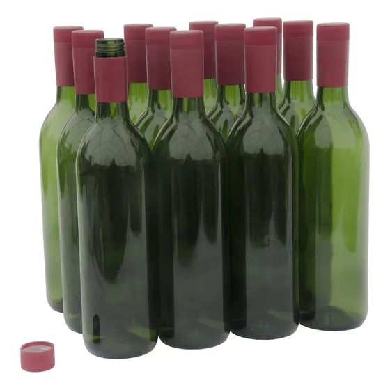 W5cgtnsrd Botellas De Vino Bordeaux De Vidrio De 750ml ...