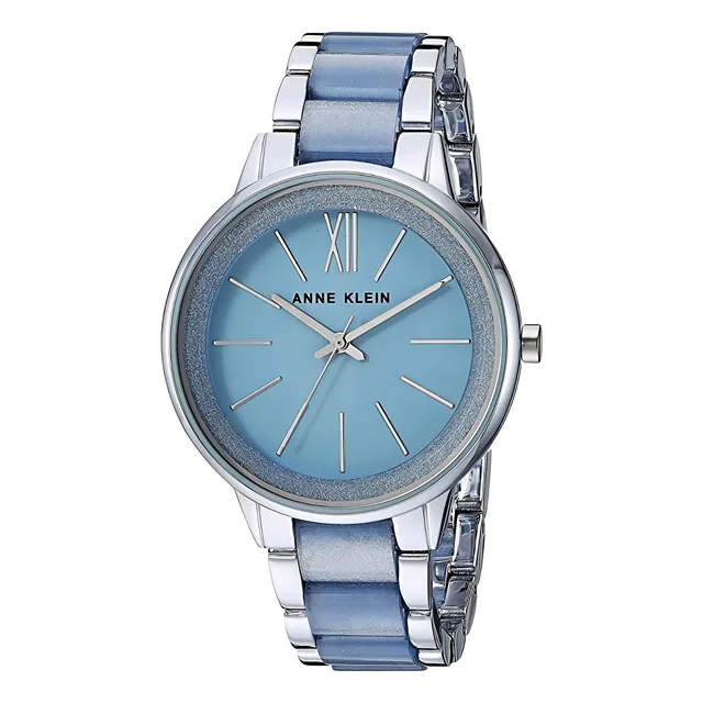 Anne Klein ® | Reloj Mujer | Ak/1413lbsv | Original Color de la correa Azul claro Color del bisel Plateado Color del fondo Azul claro