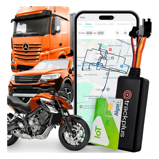 Gps Rastreador Veicular Gsm Gprs Bloqueia Monitora Alarme