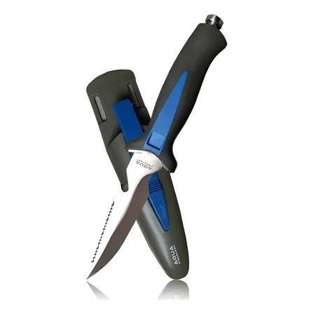 Cuchillo De Buceo Aquadiscovery Acero Inoxidable 304ss 23.5c