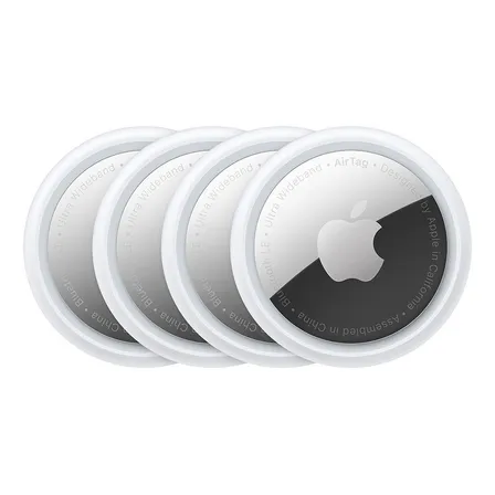 Airtag Apple Blanco Pack 4 Unidades Bluetooth