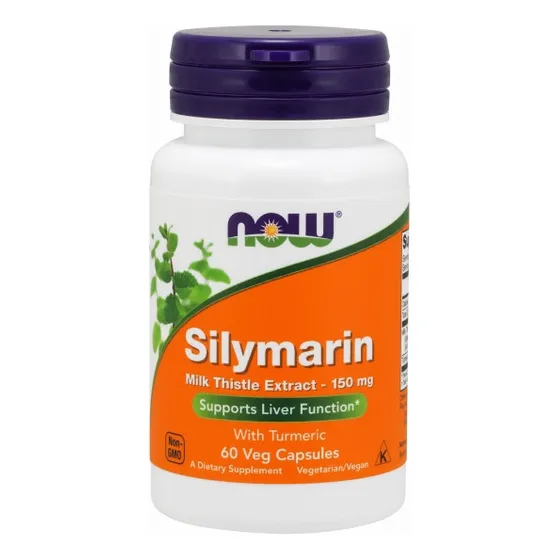 60 Cápsulas Vegetarianas De Silimarina De Supplement Now Foo