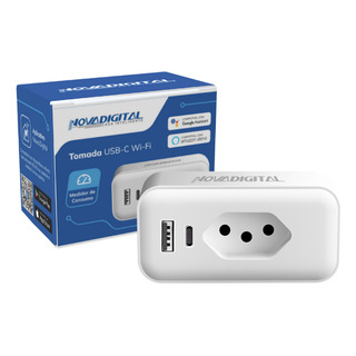 Tomada Inteligente Wifi 16a Usb C Monitor De Consumo Alexa Tomada Inteligente Wifi 16a Usb C Monitor De Consumo Alexa