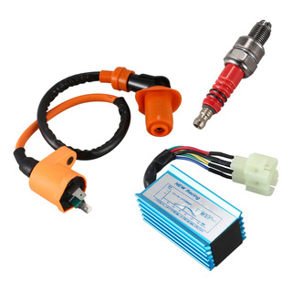 Bobina De Encendido Para Carreras, Bujía Y Caja Cdi Bobina De Encendido Para Carreras, Bujía Y Caja Cdi