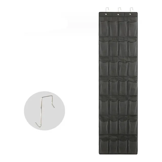 . Zapatero For Puerta De Pared De Armario Con 28 Divisores