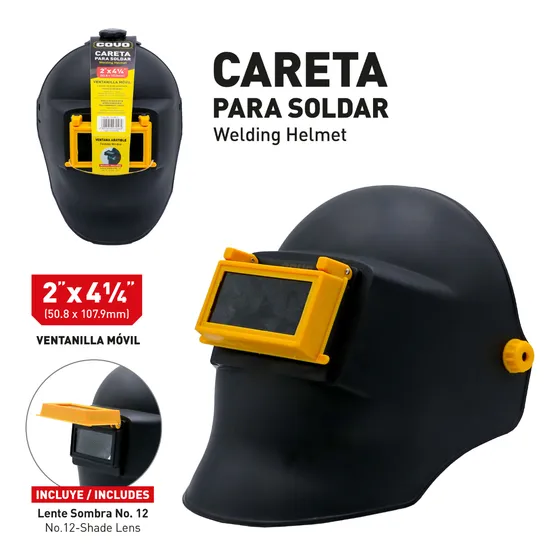 Careta De Soldar Con Visor Movil Covo